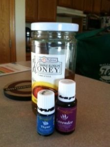 Honey and essential oils